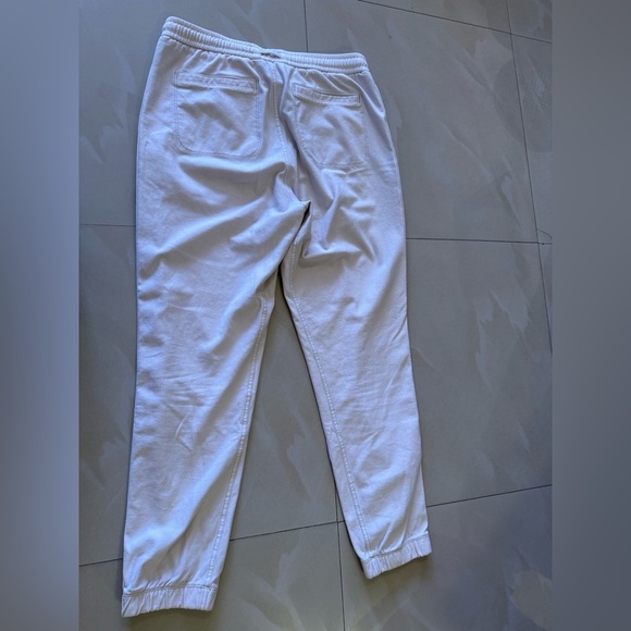 Athleta Farallon jogger pants 8 Light gray Tapered crop Elastic waist Pockets - Picture 15 of 16